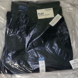 Arizona Flex relaxed straight jeans black